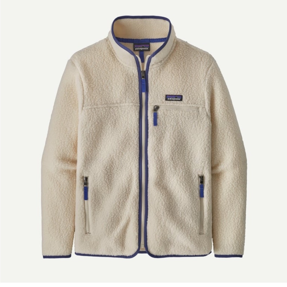Patagonia retro pile fleece full zip jacket